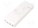 Power supply: switched-mode; LED; 60W; 20÷54VDC; 900÷1750mA; IP20