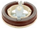 Potentiometer: shaft; single turn; 500Ω; 500W; ±10%; 9.53mm