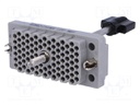 Connector: rectangular; socket; hermaphrodite; Mat: polycarbonate