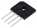Bridge rectifier: single-phase; Urmax: 800V; If: 10A; Ifsm: 220A