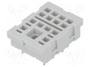 Socket; PIN: 14; Mounting: PCB; Series: R4