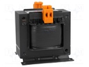 Transformer: mains; 200VA; 230VAC; 24V; Leads: terminal block; IP00