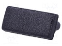 Cap for LED profiles; black; ABS; Application: BEGTON12