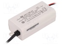 Power supply: switched-mode; LED; 16.08W; 24VDC; 0.67A; 180÷264VAC