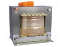 Transformer: mains; 800VA; 230VAC; 12V; 12V; Leads: terminal block