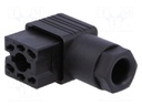 Connector: square; Series: G; plug; female; PIN: 6; tinned; IP65; 50V