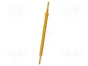Test needle; Maksimum spring compression: 5mm; 3A; Contacts: CuBe