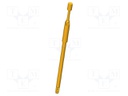 Test needle; Operational spring compression: 4mm; 8A; Ø: 2mm; 3N