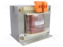 Transformer: mains; 600VA; 230VAC; 230V; Leads: terminal block