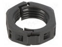Nut; Thread: metric; polyamide 6; LN,PMAFLEX; -30÷100°C; UL94HB