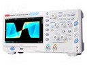 Oscilloscope: digital; Channels: 2; 70MHz; 1Gsps; 56Mpts