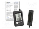 Meter: air quality; Range: 0÷4000ppm CO2; Humid.range: 10÷90%RH