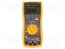 Digital multimeter; LCD 5 digits (60000); True RMS AC+DC; IP67