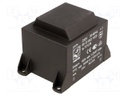 Transformer: encapsulated; 30VA; 230VAC; 24V; 1250mA; Mounting: PCB