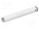 Connector: 4mm banana; plug; 32A; 1kV; white; insulated; 2.5mm2
