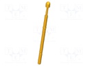 Test needle; Operational spring compression: 4mm; 8A; Ø: 2.3mm