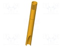 Test probe socket; Contact plating: gold-plated; soldered; 27mm