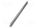 Heatsink: extruded; Y; universal; aluminium; L: 1000mm; W: 40mm; raw