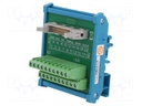 Industrial module: terminal block; Mounting: DIN; FLAT-20