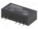 Converter: DC/DC; 1W; Uin: 10.8÷13.2V; Uout: 15VDC; Uout2: -15VDC