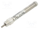 Round cylinder; Piston diam: 8mm; Piston stroke: 40mm; Thread: M3