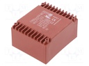 Transformer: encapsulated; 30VA; 115/230VAC; 6V; 6V; 2.5A; 2.5A