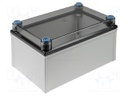 Enclosure: multipurpose; X: 200mm; Y: 300mm; Z: 170mm; QUICK; grey