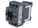 Contactor: 3-pole; NO x3; Auxiliary contacts: NO; 24VDC; 38A; 690V