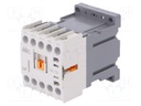Contactor: 3-pole; NO x3; Auxiliary contacts: NO; 24VDC; 6A; W: 45mm