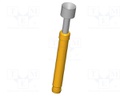 Test needle; Operational spring compression: 4mm; 5A; Ø: 4mm; 1N