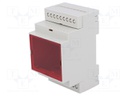Enclosure: for DIN rail mounting; Y: 90.2mm; X: 53.3mm; Z: 57.5mm
