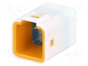 Socket; wire-board; male; JWPF; 2mm; PIN: 8; THT; 100V; 3A; -40÷85°C