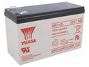 Re-battery: acid-lead; 12V; 7Ah; AGM; maintenance-free