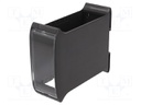 Enclosure: for DIN rail mounting; ABS