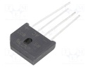 Bridge rectifier: single-phase; Urmax: 200V; If: 8A; Ifsm: 175A