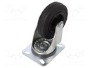 Transport wheel; Ø: 100mm; W: 30mm; H: 128mm; torsional; 76kg