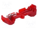Quick splice; Scotchlok; IDC,6.3mm connectors; 0.3÷0.8mm2; 3.8mm