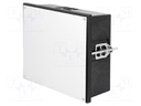 Enclosure: panel; X: 144mm; Y: 144mm; Z: 64mm; black; Series: Uninorm