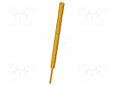 Test probe socket; Contact plating: gold-plated; on cable; 41mm