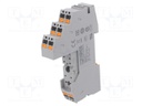 Relay Socket, DIN Rail, Push In, 13 A, 250 V, RIF-1-BPT Series