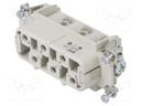 Connector: rectangular; female; EPIC H-BS; PIN: 12; 12+PE; 35A; 500V