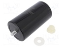 Capacitor: electrolytic; 6800uF; 350VDC; --10÷+30%; M5; 2000h