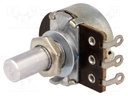 Potentiometer: shaft; single turn; 1kΩ; 200mW; ±20%; on panel; 6mm