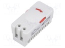 Sensor: thermostat; Contacts: NC; 10A; 250VAC; IP20; Mounting: DIN