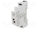 Timer; 0,1s÷10days; SPDT; 250VAC/16A; 230VAC; DIN; -20÷60°C; PIN: 5