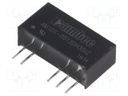 Converter: DC/DC; 1W; Uin: 4.5÷5.5V; Uout: 12VDC; Uout2: -12VDC; SIP7