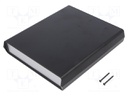 Enclosure: with panel; PCB is fastened in guides; EURO 93; ABS