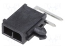 Socket; wire-board; male; Micro-Fit+; 3mm; PIN: 2; with contacts