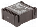 Transformer: encapsulated; 18VA; 115/115VAC; 6V; 6V; 1500mA; 1500mA