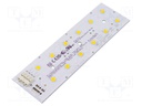 LED strip; W: 49.5mm; L: 172.2mm; No.of diodes: 12; CRImin: 70; 4000K